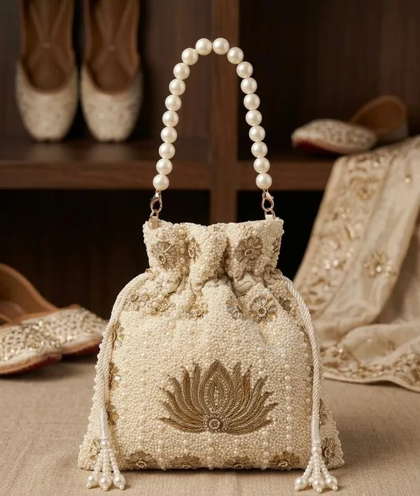 Lotus_Zardozi_Pearl_Potli_Bag