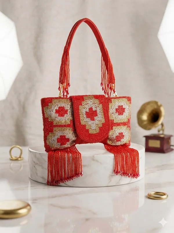 Handcrafted__Bead_Evening_Clutch