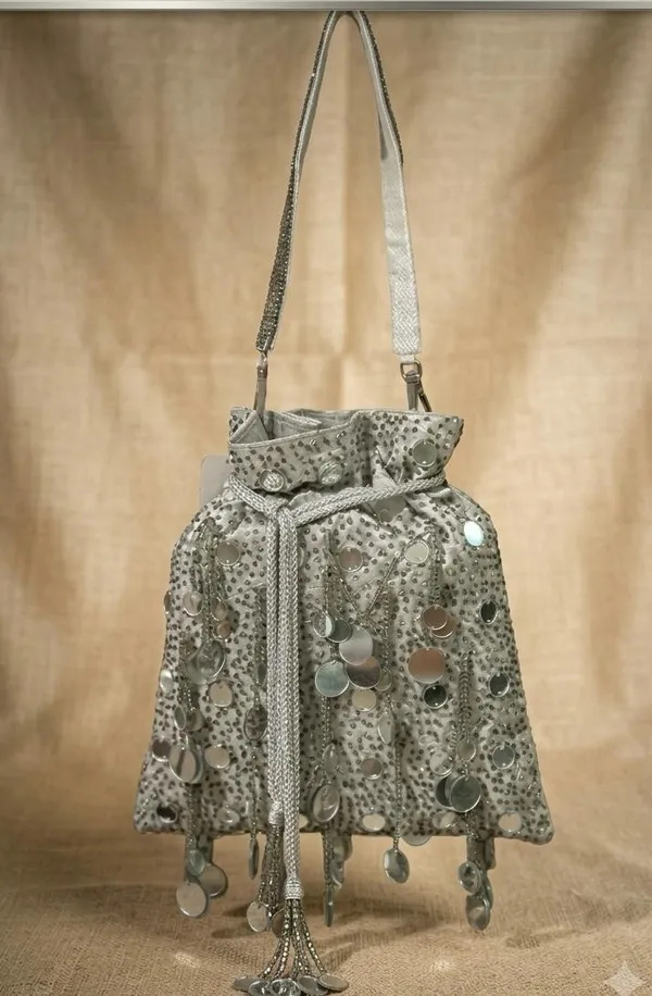 Silver_Sequined_&_Mirror_work_Potli_Bag