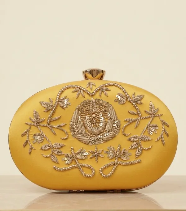 Yellow_Zardosi_work_Oval_Box_Clutch