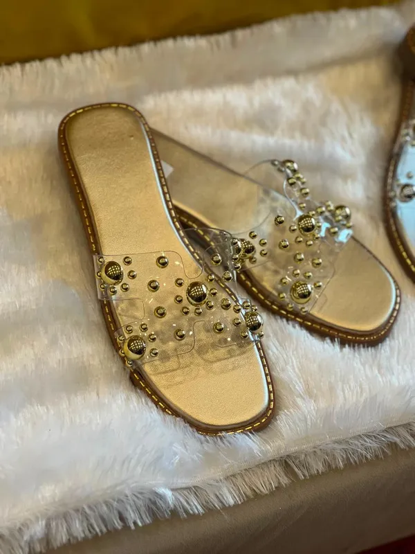 Gold_Studded_Clear_Strap_Flat_Sandals