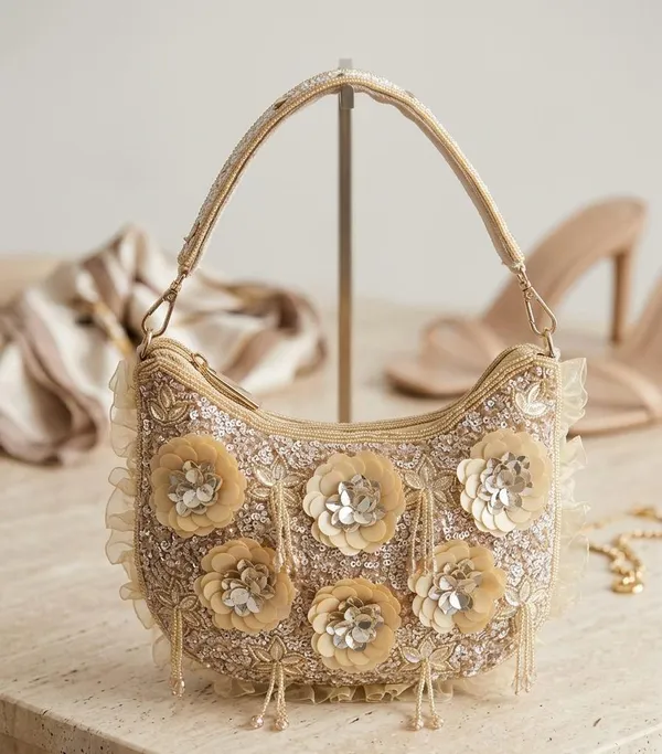 Suede_and_Sequins_Floral_Clutch