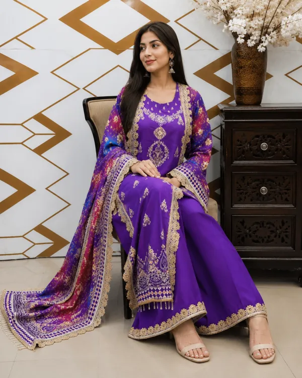Royal_Purple_Floral_Printed_Anarkali_Suit_Set_For_Women