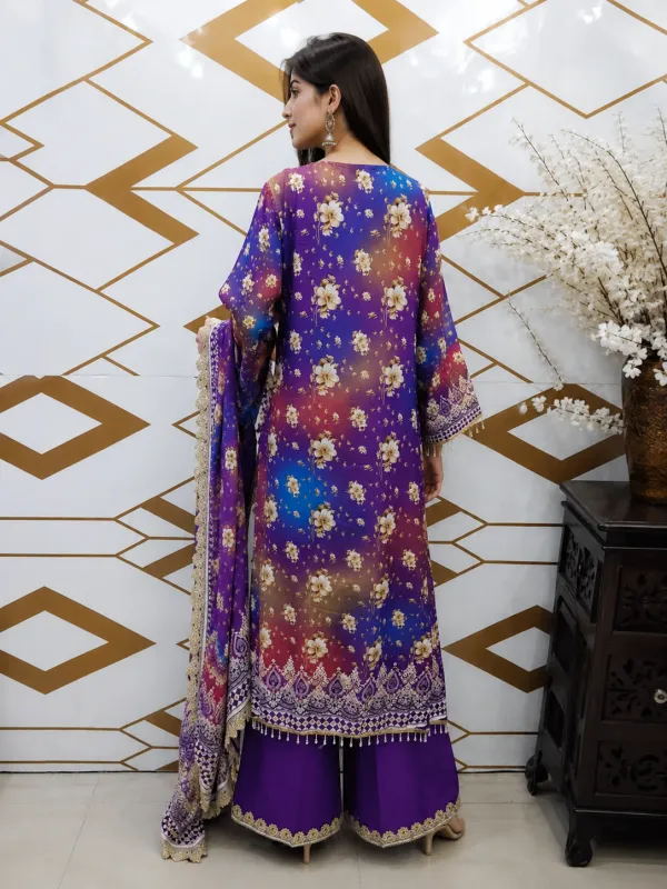 Royal_Purple_Floral_Printed_Anarkali_Suit_Set_For_Women