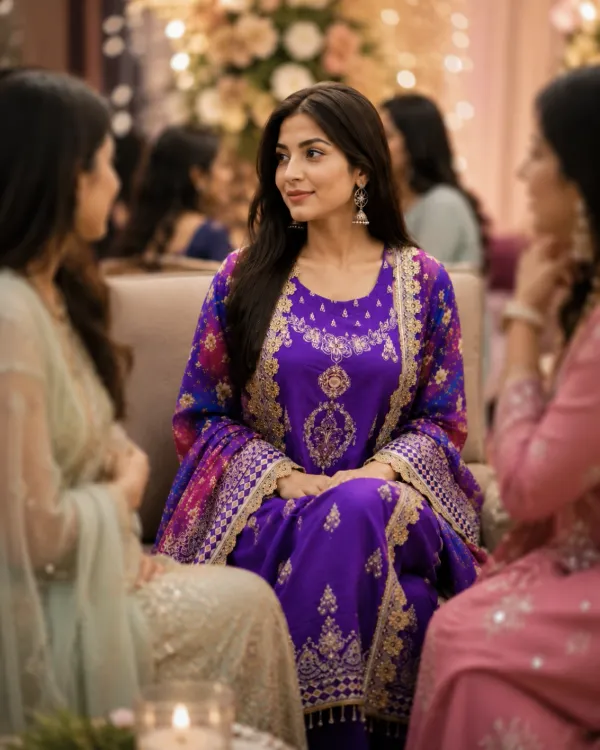 Royal_Purple_Floral_Printed_Anarkali_Suit_Set_For_Women