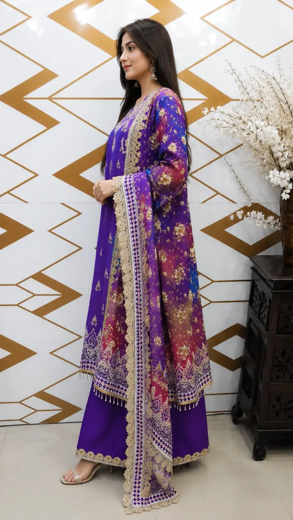 Royal_Purple_Floral_Printed_Anarkali_Suit_Set_For_Women
