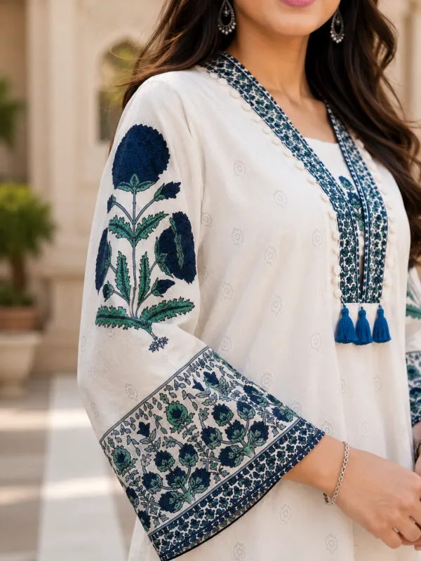 Svabhavika_Women's_Ivory_Floral_Printed_Cotton_Kurta_Set_with_Dupatta_&_Palazzo_|_Elegant_Ethnic_Wear_for_Festive,_Office_&_Casual_Occasions