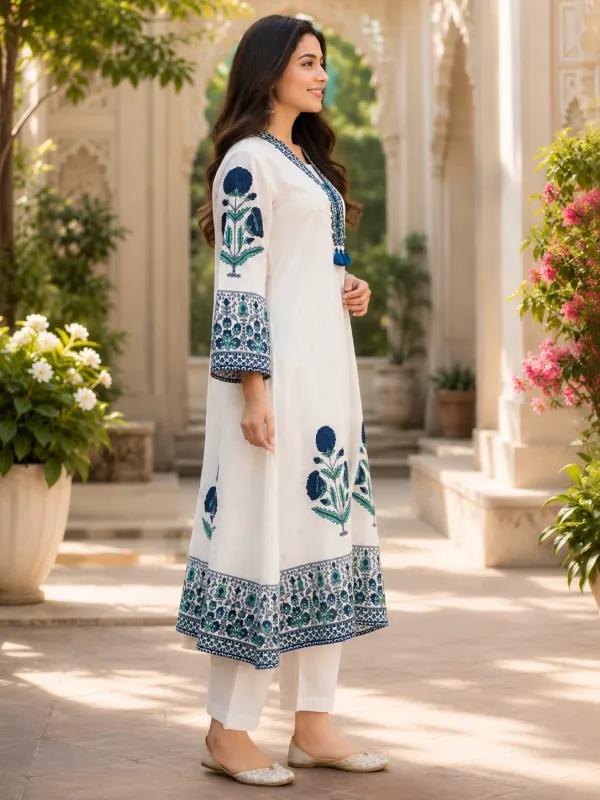 Svabhavika_Women's_Ivory_Floral_Printed_Cotton_Kurta_Set_with_Dupatta_&_Palazzo_|_Elegant_Ethnic_Wear_for_Festive,_Office_&_Casual_Occasions