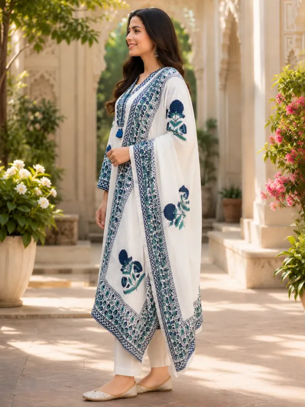 Svabhavika_Women's_Ivory_Floral_Printed_Cotton_Kurta_Set_with_Dupatta_&_Palazzo_|_Elegant_Ethnic_Wear_for_Festive,_Office_&_Casual_Occasions
