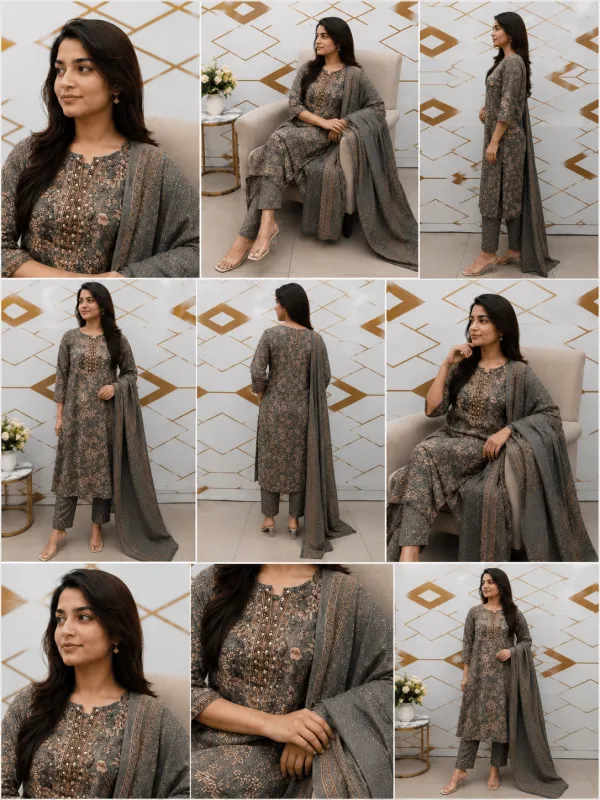 Grey_Cotton_Anarkali_Kurta_Set_For_Women