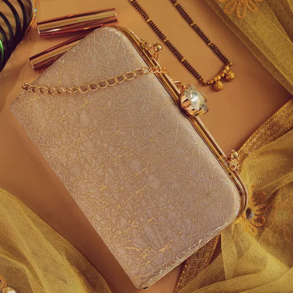 Golden_Khushi_Rectangular_Clutch_Bag