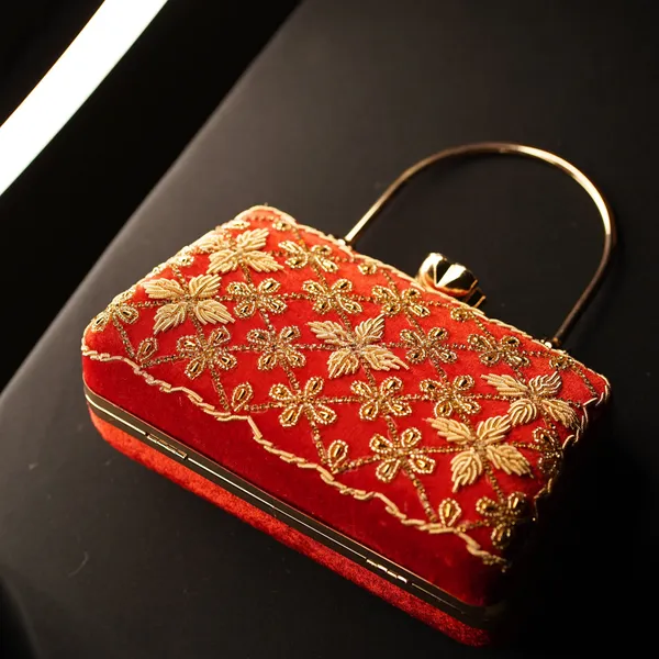 Red_Kaveri_Designer_Clutch_Bag