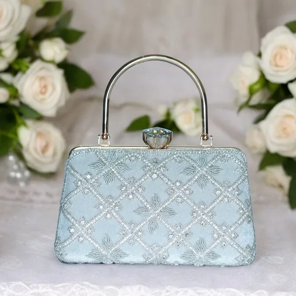 White_Kaveri_Designer_Clutch_Bag