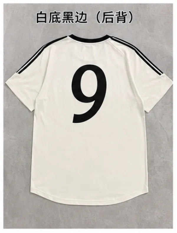 White_Cotton_Football_Jersey_Graphic_T_Shirt_For_Men