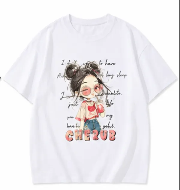 White_Cotton_Oversized_Graphic_Print_T_Shirt_For_Girls