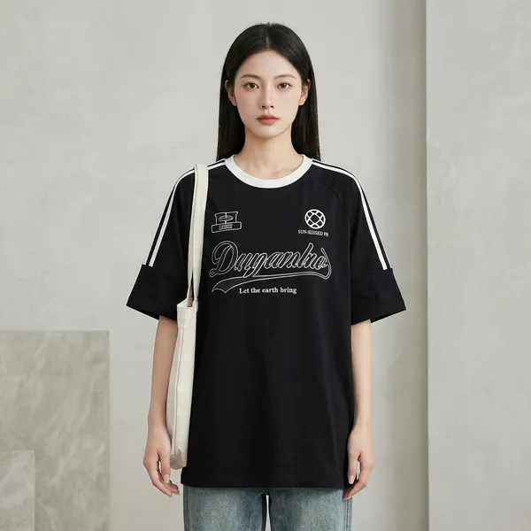 Black_Cotton_Oversized_Graphic_Print_T_Shirt_For_Women