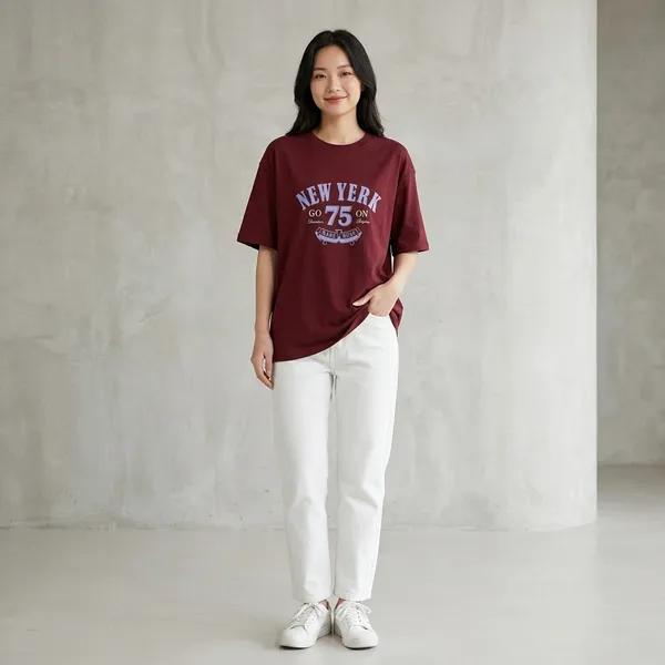 Maroon_Cotton_Oversized_Graphic_Print_T_Shirt_For_Women