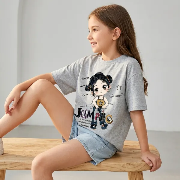 Gray_Cotton_Oversized_Graphic_Print_T_Shirt_For_Girls