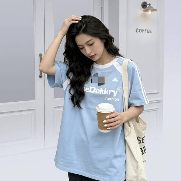 Blue_Cotton_Oversized_Graphic_Print_T_Shirt_For_Women