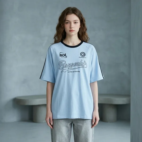 Light_Blue_Cotton_Relaxed_Graphic_Print_T_Shirt_For_Women