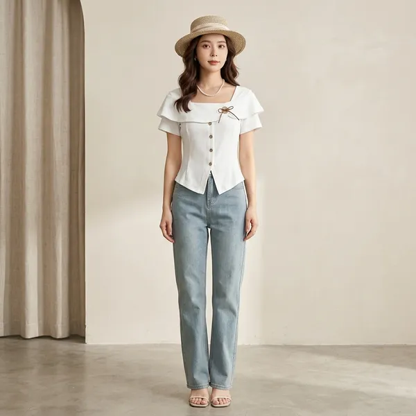 White_Cotton_Off_Shoulder_Button_Front_Crop_Top_For_Women