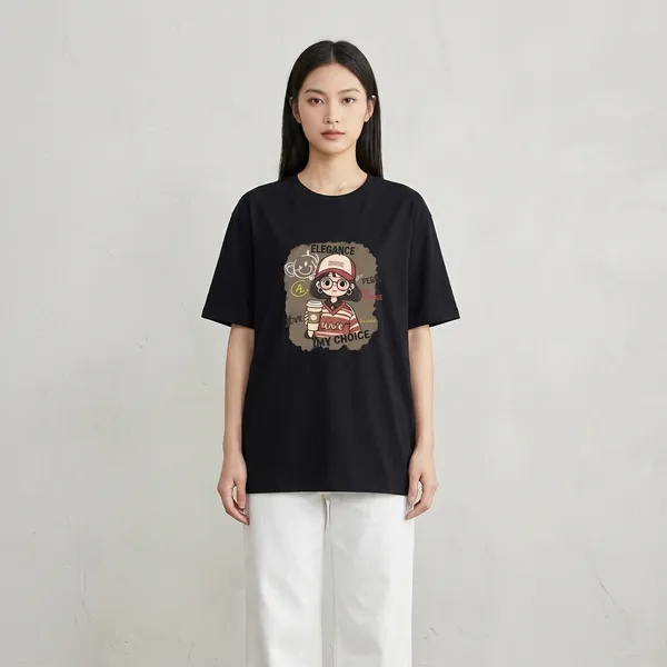 Black_Cotton_Oversized_Graphic_Print_T_Shirt_For_Women