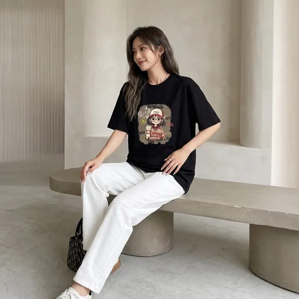 Black_Cotton_Oversized_Graphic_Print_T_Shirt_For_Women