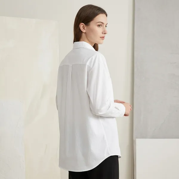 White_Cotton_Relaxed_Fit_Formal_Shirt_For_Women