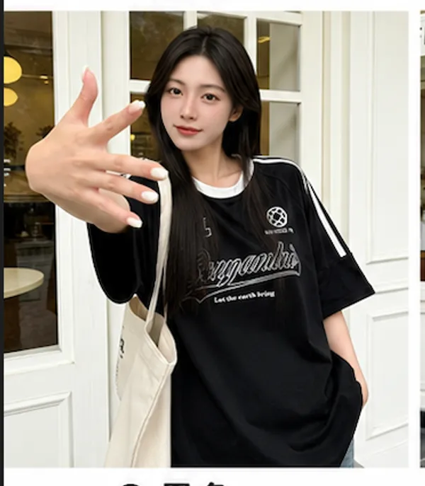 Black_Cotton_Oversized_Graphic_Print_T_Shirt_For_Women