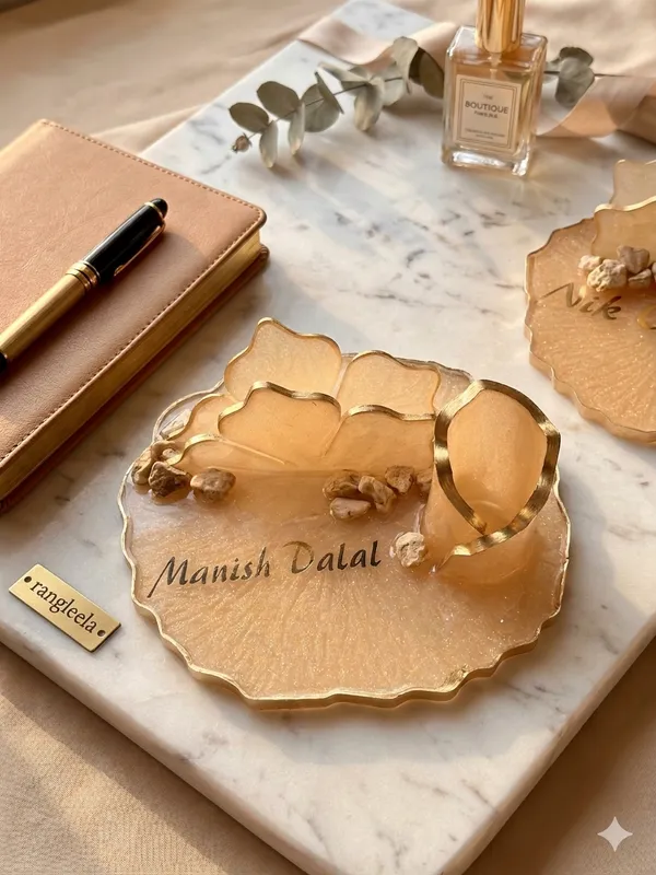 Gold_And_Cream_Resin_Premium_Desk_Organiser