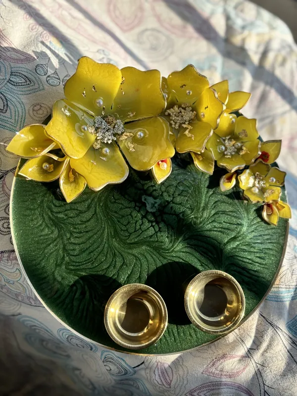 Yellow_And_Green_Resin_Premium_Pooja_Thali