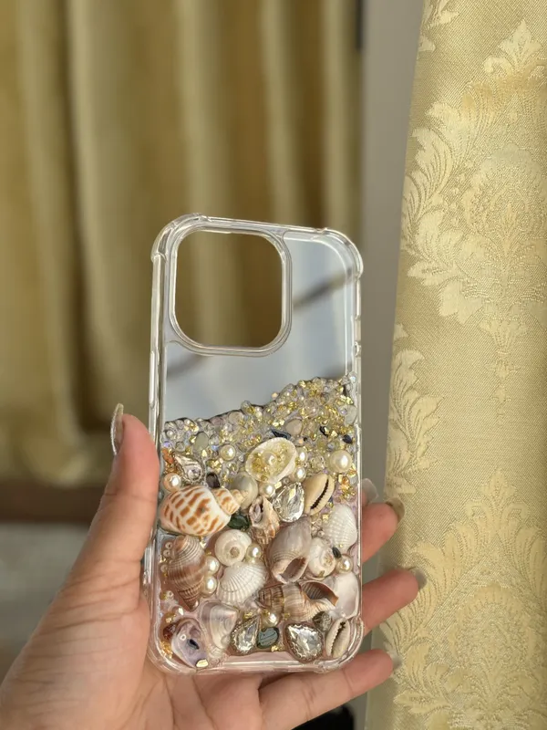 Transparent_And_Beige_Resin_Premium_Phone_Case