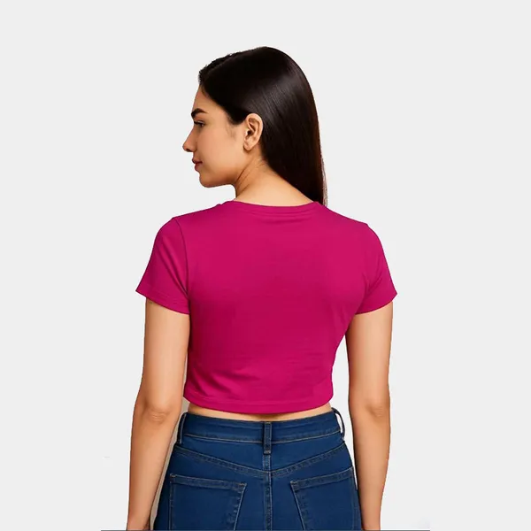 Pink_Cotton_Slogan_Round_Neck_Crop_Top_For_Women
