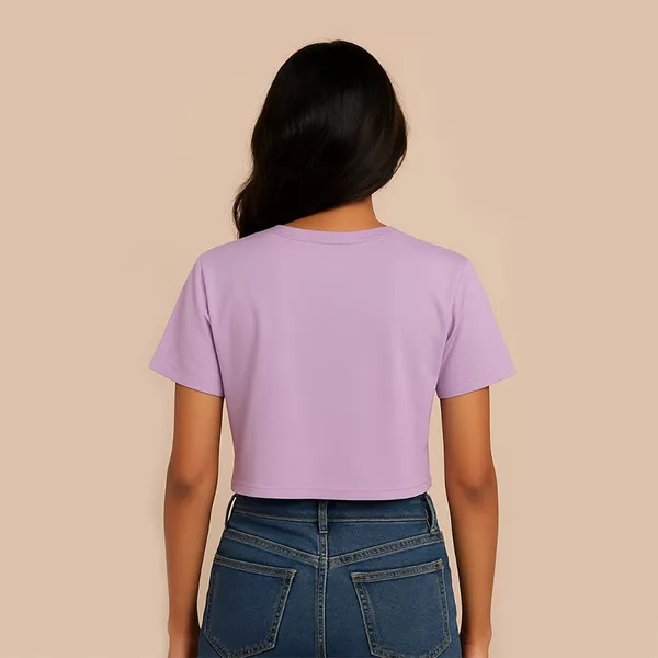 Cotton_Slogan_Print_Relaxed_Crop_T_Shirt_For_Women