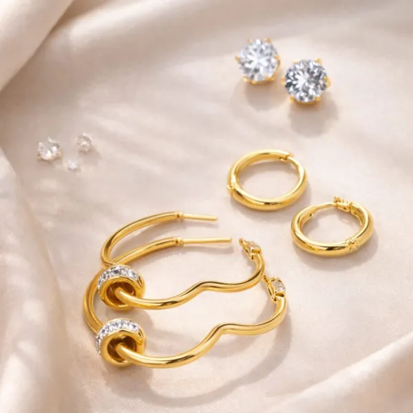 Gold_Crystal_Alloy_Contemporary_Earring_Set_For_Women