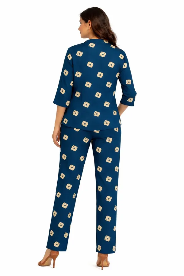 Teal_Rayon_Printed_Straight_Co_Ord_Set_For_Women