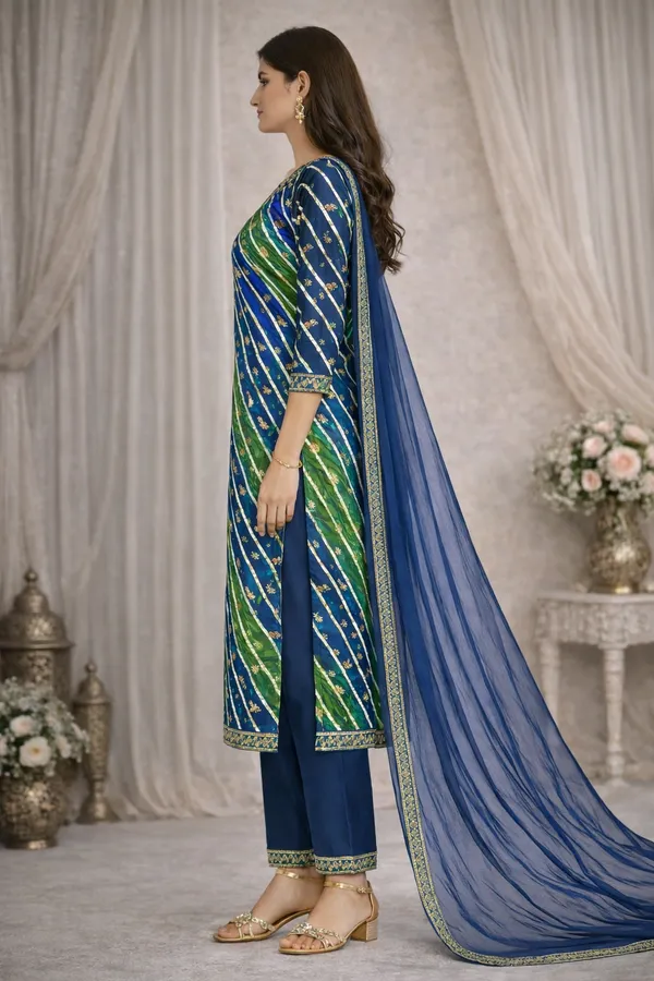 Blue_Green_Cotton_Ethnic_Printed_Suit_Set_With_Dupatta_For_Women