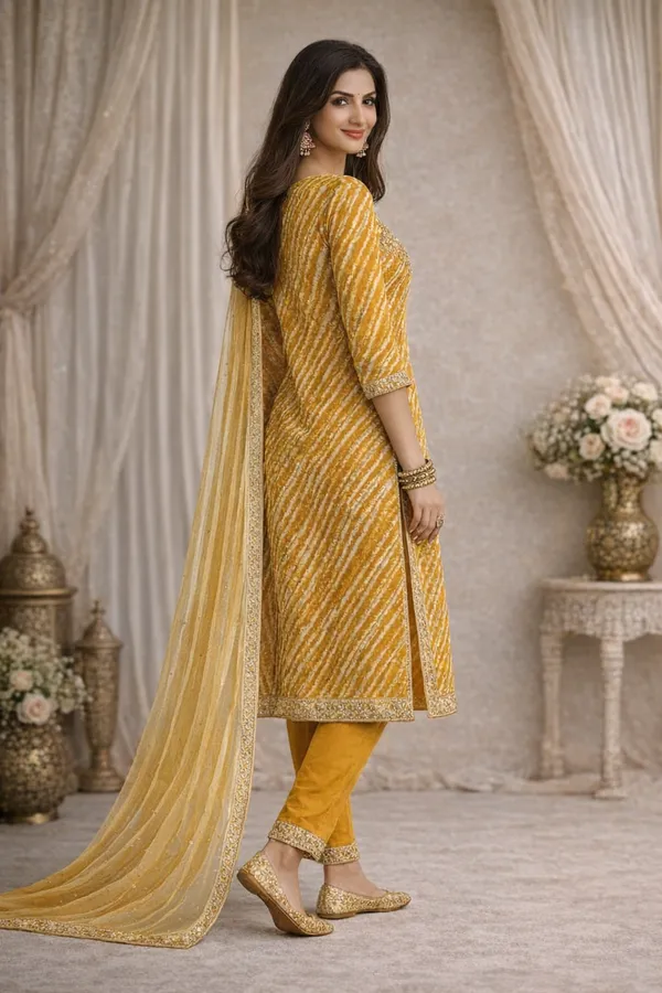 Mustard_Yellow_Cotton_Embroidered_Kurti_Set_With_Dupatta_For_Women
