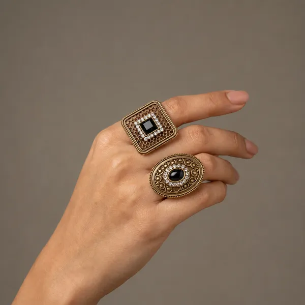 Antique_Gold_Alloy_Oxidised_Ethnic_Statement_Ring_Set_For_Women_Pack_Of_2