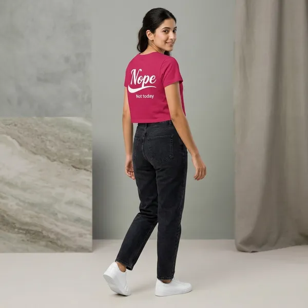 Pink_Cotton_Slogan_Round_Neck_Crop_Top_For_Women