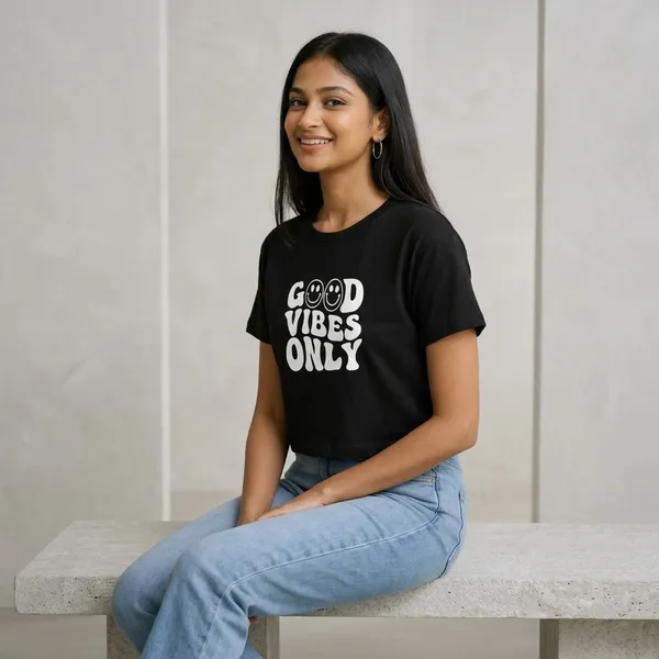 White_Cotton_Relaxed_Fit_Graphic_Crop_T_Shirt_For_Women
