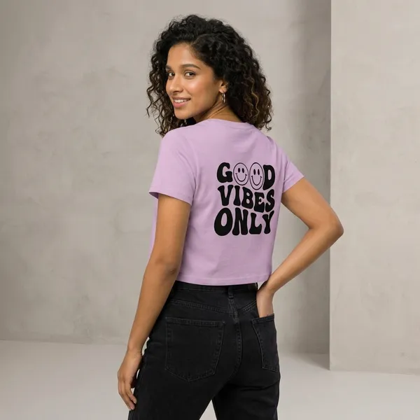 Cotton_Slogan_Print_Relaxed_Crop_T_Shirt_For_Women