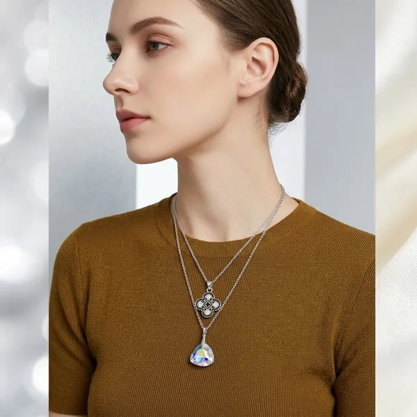 Crystal_Silver_Tone_Pendant_Collection_For_Women_Pack_Of_2