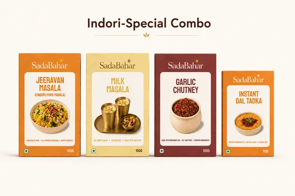 Jeeravan_100_grm,Milk_Masala_100_Grm,_Garlic_Chutney_100_Grm,_Dal_Tadka_50_Grm