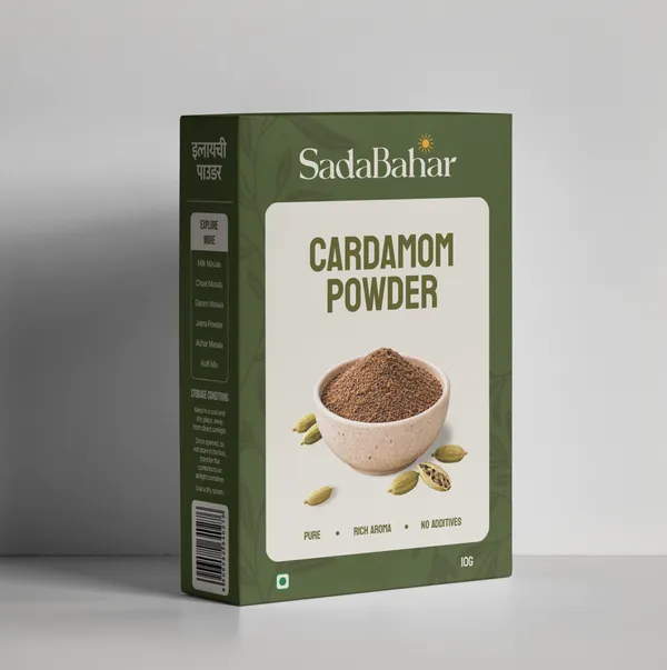 Dalchini_50_Grm,_Jaiphal_10_Grm,_Saunth_Powder_50_Grm,_Kali_Mirch_Powder_50_Grm,_Jeera_Powder_50_Grm,Cardamom_Powder_25_Grm