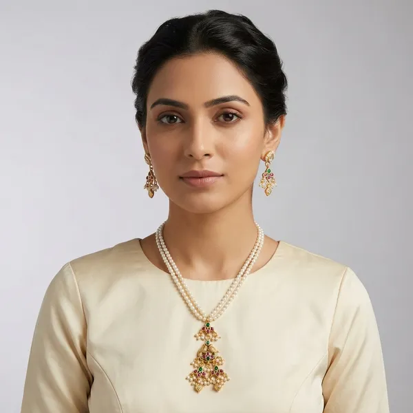 Gold_Brass_Copper_Pachi_Kundan_Necklace_Set_For_Women