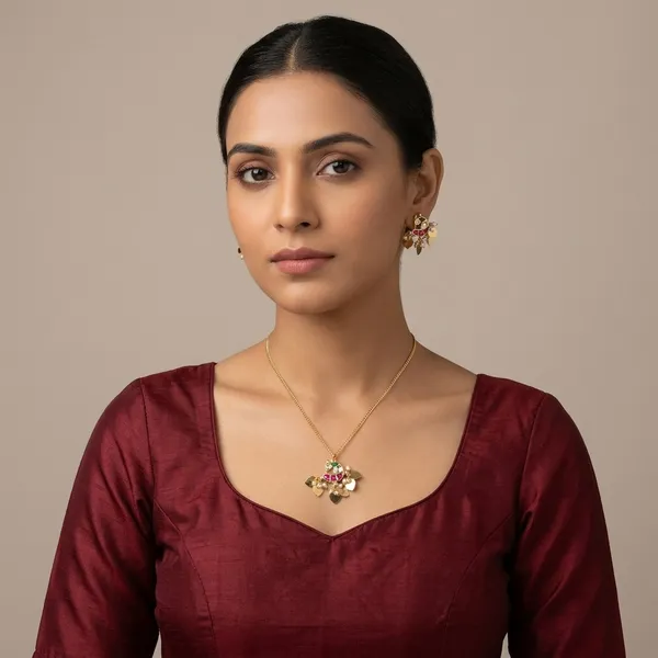 Gold_Brass_Copper_Pachi_Kundan_Necklace_Set_For_Women_And_Girls