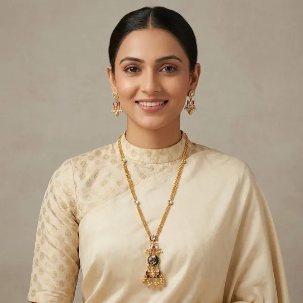 Gold_Brass_Copper_Pachi_Kundan_Necklace_Set_For_Women