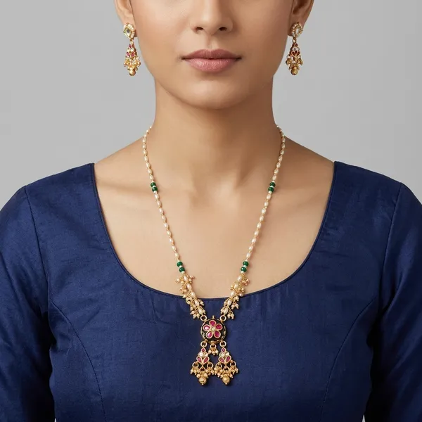 Gold_Brass_Copper_Pachi_Kundan_Necklace_Set_For_Women