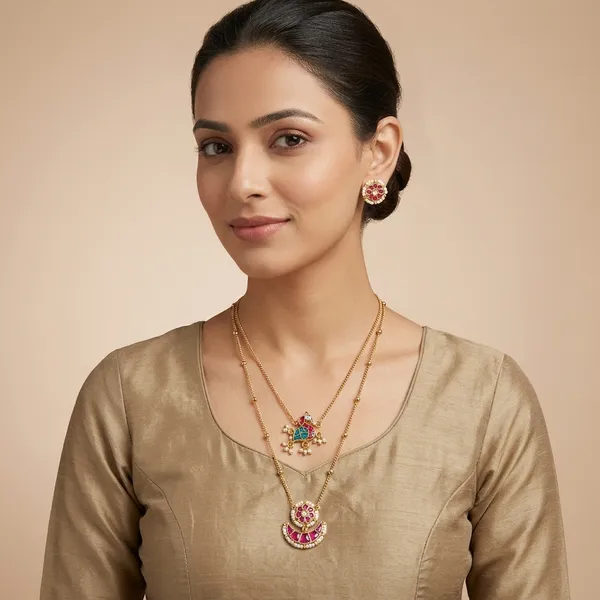 Gold_Brass_Copper_Pachi_Kundan_Necklace_Set_For_Women
